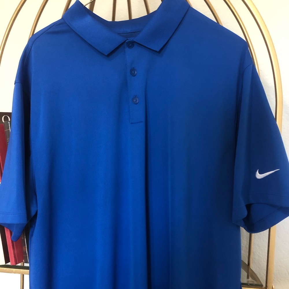 Blue XL Nike Golf Polo